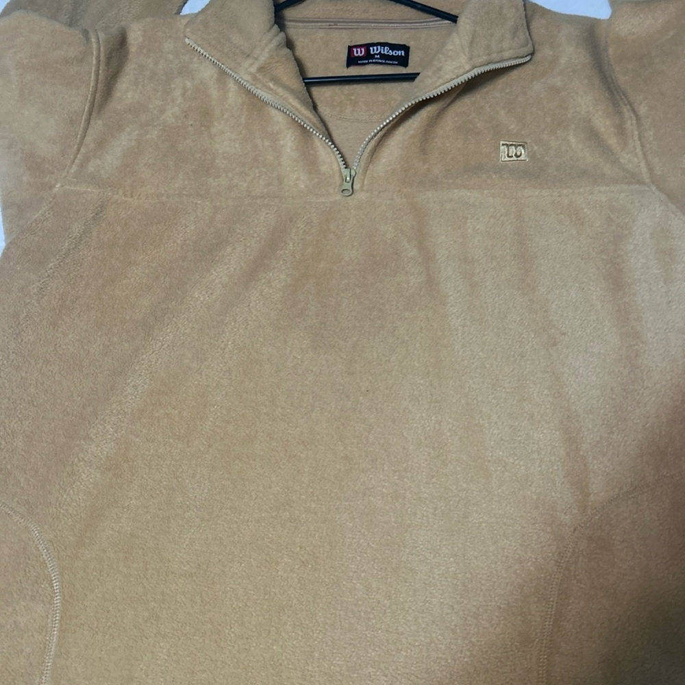 Wilson Beige Fleece Pullover